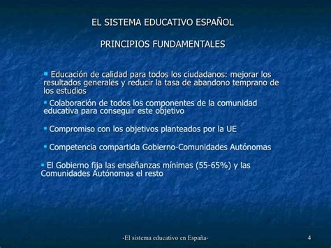 crees que el sistema educativo español es de calidad